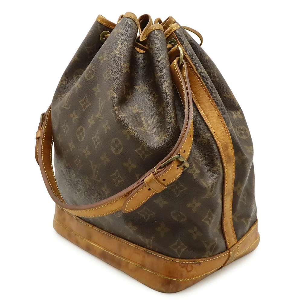 Louis Vuitton Hobo Bag Noe Shoulder Monogram Drawstring Brown